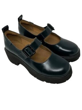 Camper Milah Chunky Mary Jane Leather Lug Sole Shoes EU 38 US 7.5 Black